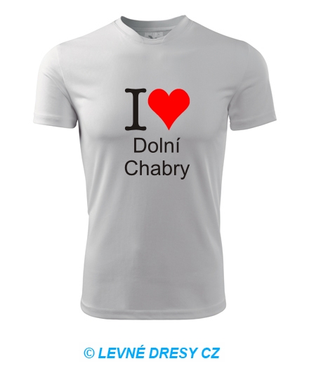Tričko I love Dolní Chabry