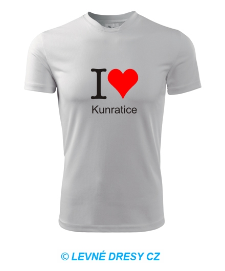 Tričko I love Kunratice