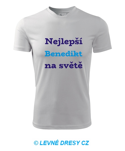 Tričko nejlepší Benedikt na světě