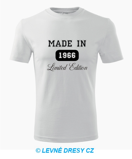 - Tričko Made in + rok narození