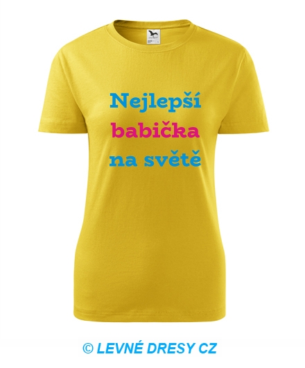 Tričko nejlepší babička na světě - Trička pro rodinu
