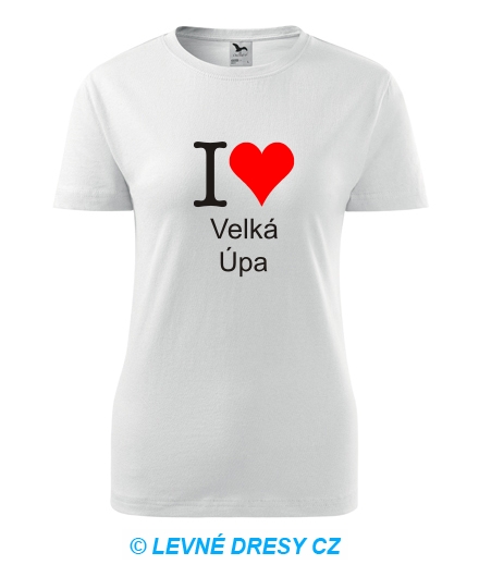 Dámské tričko I love Velká Úpa