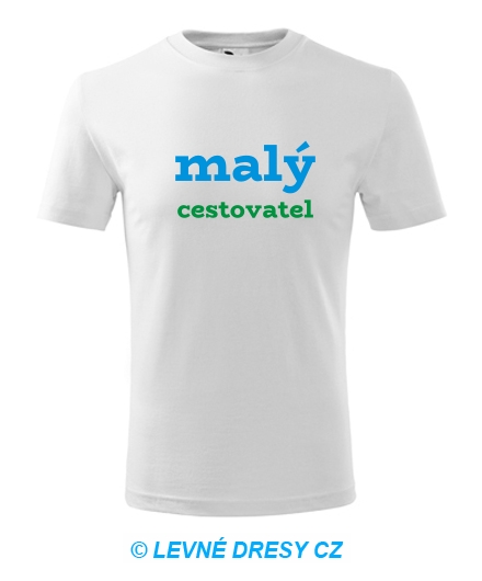 Dětské tričko malý cestovatel