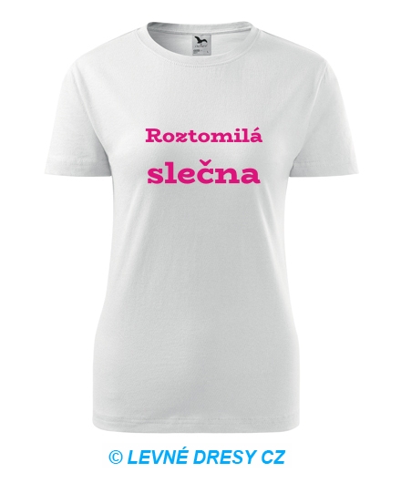 Dámské tričko Roztomilá slečna