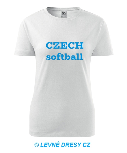 Dámské tričko Czech softball