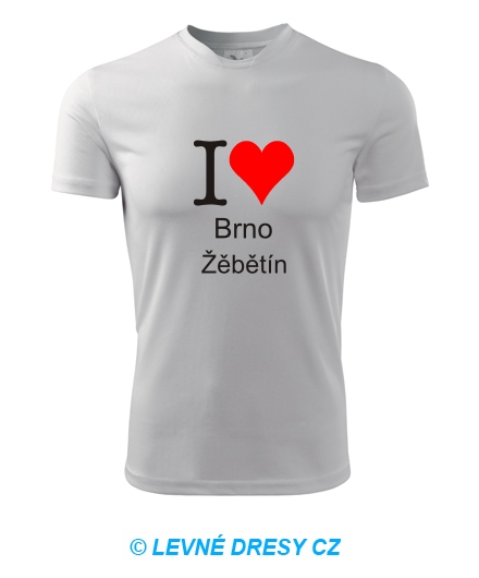 Tričko I love Brno Žebětín