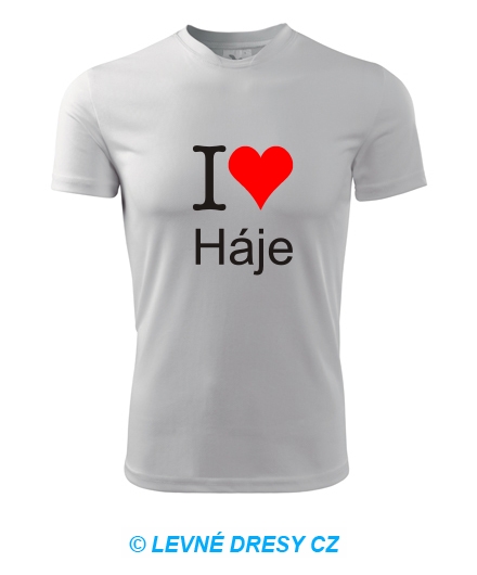 Tričko I love Háje