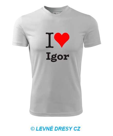 Tričko I love Igor