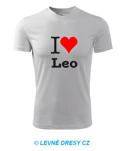 Tričko I love Leo