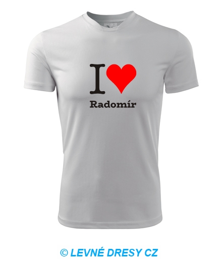 Tričko I love Radomír