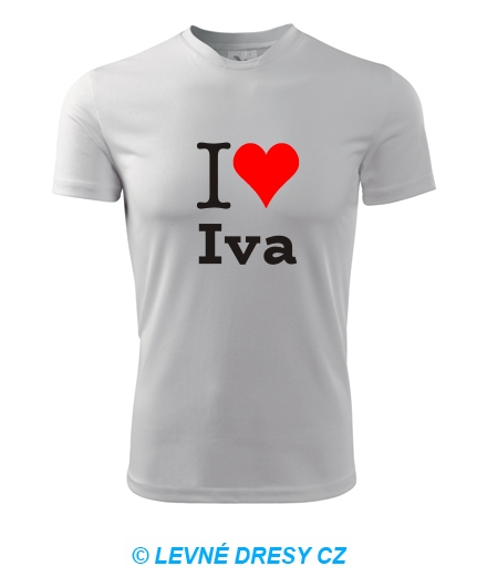 Tričko I love Iva