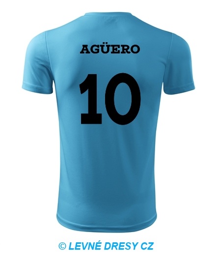 Dětský fotbalový dres Aguero - Fotbalové dresy