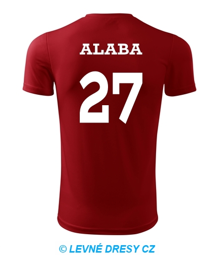 Dětský fotbalový dres Alaba