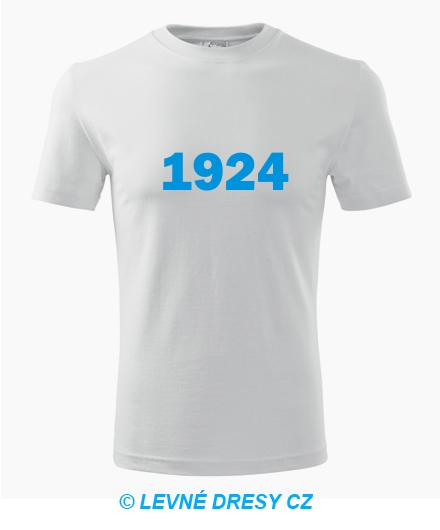 Narozeninové tričko s ročníkem 1924