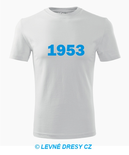 Narozeninové tričko s ročníkem 1953