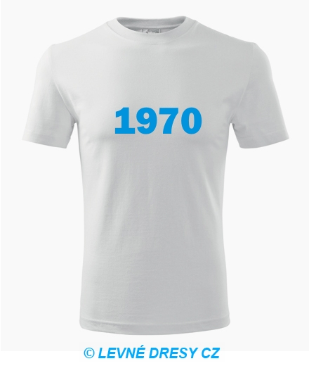Narozeninové tričko s ročníkem 1970