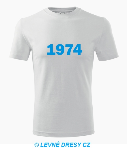 Narozeninové tričko s ročníkem 1974