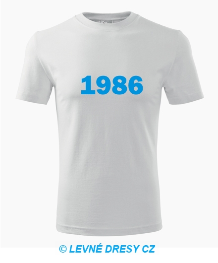 Narozeninové tričko s ročníkem 1986