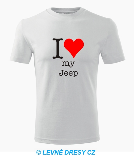 Tričko I love my Jeep