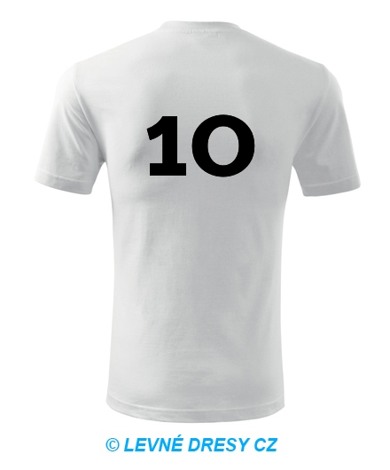 Tričko s číslem 10