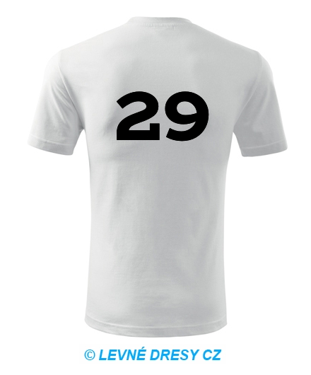 Tričko s číslem 29