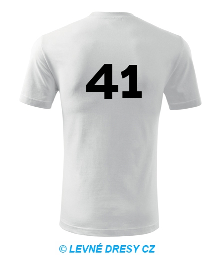 Tričko s číslem 41