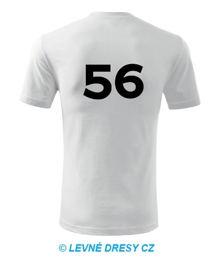 Tričko s číslem 56