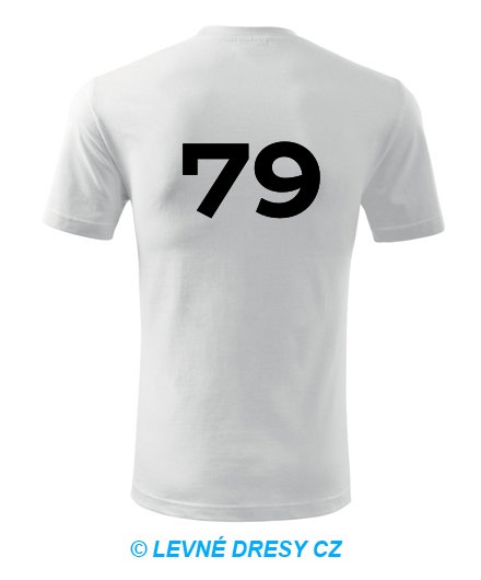 Tričko s číslem 79