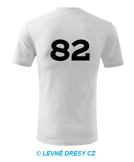 Tričko s číslem 82