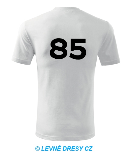 Tričko s číslem 85