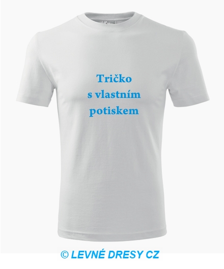 Tričko s vlastním potiskem