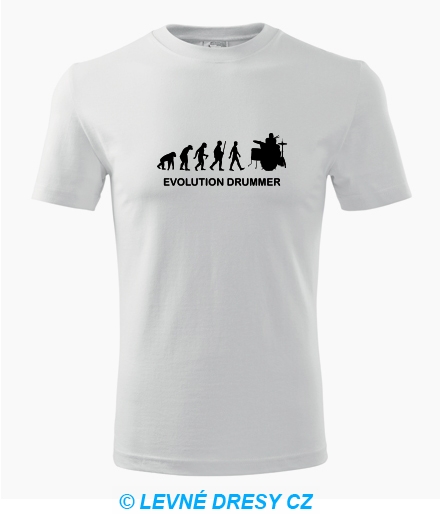 Tričko evoluce bubeník