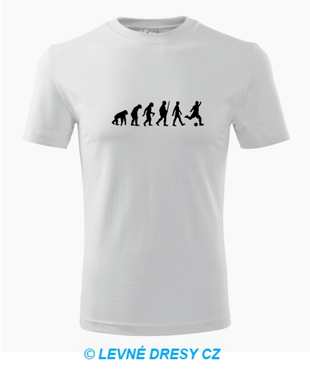 Tričko evoluce fotbal