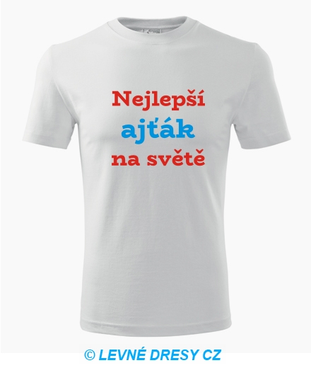 Tričko nejlepší ajťák na světě