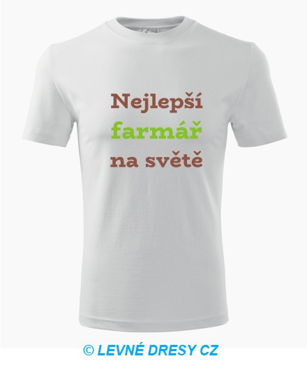 Tričko nejlepší farmář na světě