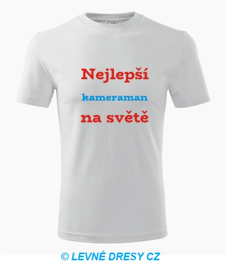 Tričko nejlepší kameraman na světě