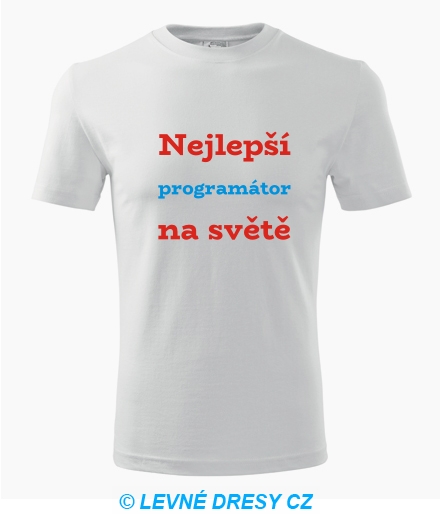 Tričko nejlepší programátor na světě