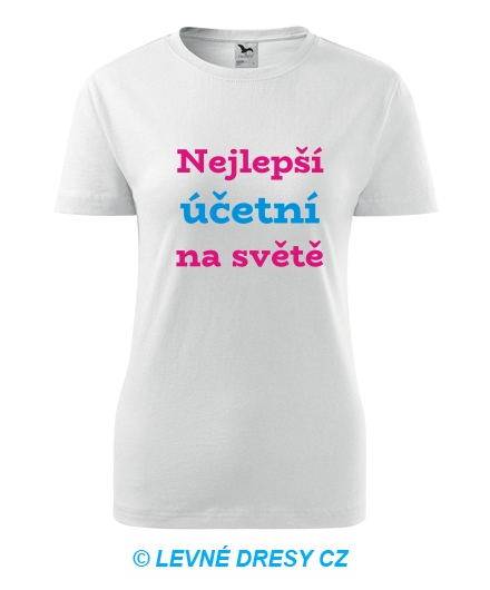 Dámské tričko nejlepší účetní