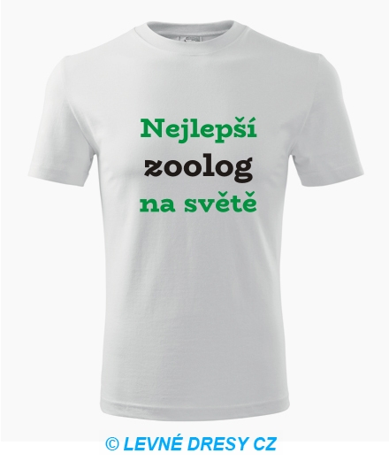 Tričko nejlepší zoolog na světě