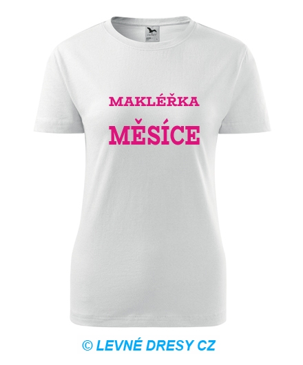 Dámské tričko makléřka měsíce