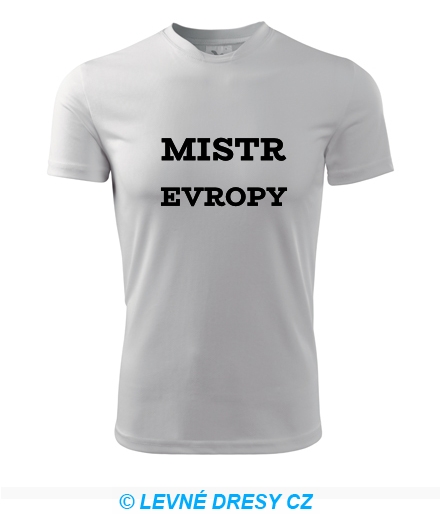 Tričko mistr Evropy