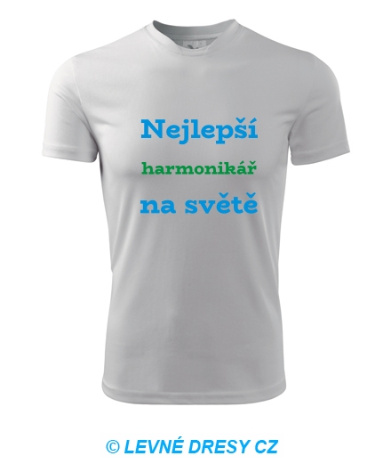 Tričko nejlepší harmonikář na světě