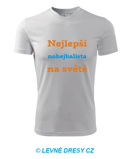 Tričko nejlepší nohejbalista na světě