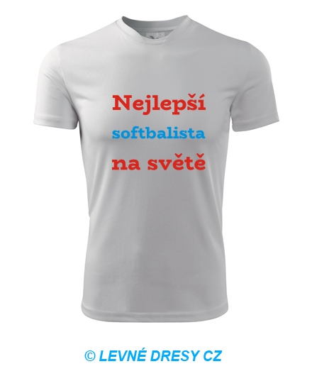 Tričko nejlepší softbalista na světě
