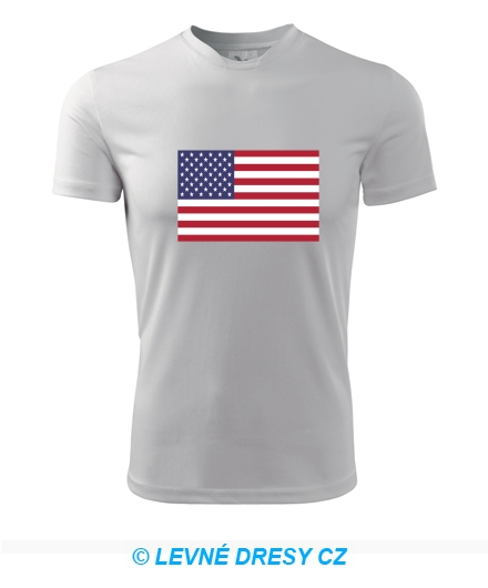 Tričko s americkou vlajkou