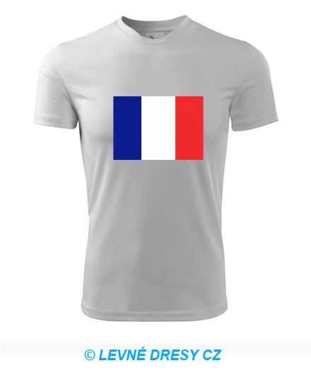 Tričko s francouzskou vlajkou