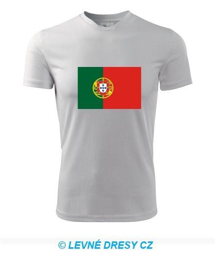 Tričko s portugalskou vlajkou