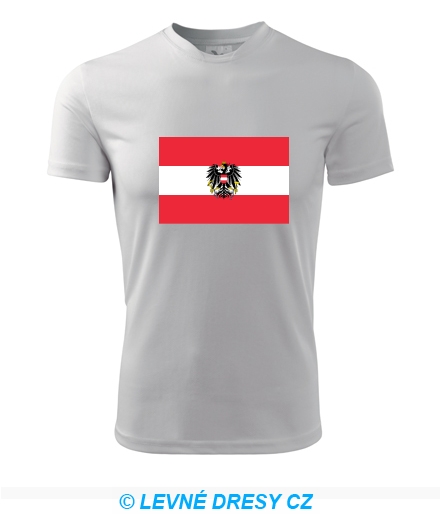 Tričko s rakouskou vlajkou