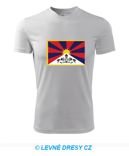 Tričko s tibetskou vlajkou