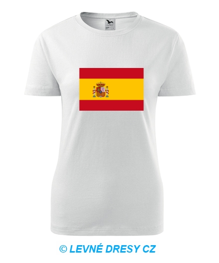 Dámské tričko se španělskou vlajkou